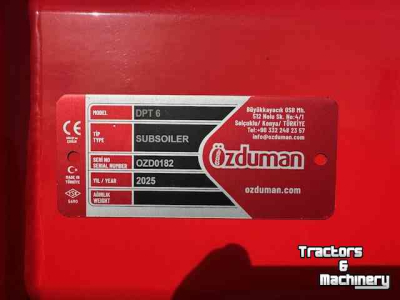 Deep subsoiler  Ozduman DPT 6