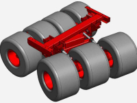 Other wheels, rims, tyres and accessories  ACA 7-wielig onderstel