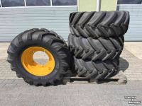 Wheels, Tyres, Rims & Dual spacers Michelin 380/75R20