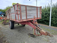 Dumptrailer Spijkstaal Enkelas kipper
