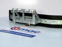 Other attachments and accessories Qmac Rubber stable barn scraper blade 2400mm hook up Schäffer