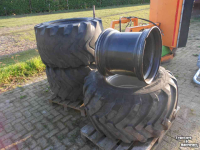 Wheels, Tyres, Rims & Dual spacers Nokian 500/50-22.5