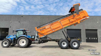 Elevated dumptrailer Dezeure Trans D25M hooglosser/ overlaadwagen/ hoogkipper