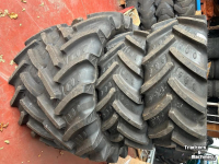 Wheels, Tyres, Rims & Dual spacers BKT 480/70R30 & 380/70R20 nieuwe banden