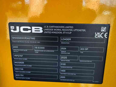 Wheelloader JCB 403 SP
