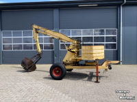 Excavator  Landbouwkraan getrokken