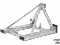 Low loader / Semi trailer Qmac HEFTRUCK OPPIKBOK WERKTUIGDRAGER