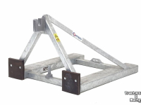 Low loader / Semi trailer Qmac HEFTRUCK OPPIKBOK WERKTUIGDRAGER