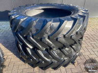 Wheels, Tyres, Rims & Dual spacers Trelleborg 540/65 R38 + Alliance 420/70R24