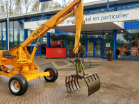 Excavator mobile Caesar  GETROKKEN KRAAN
