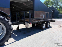 Low loader / Semi trailer  2 Assige oprijwagen
