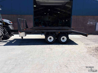 Low loader / Semi trailer  2 Assige oprijwagen