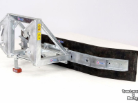 Rubber yard scraper Qmac 240 SCHUIF VAST JCB QUICK HITCH