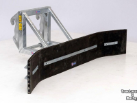 Rubber yard scraper Qmac 240 SCHUIF VAST JCB QUICK HITCH