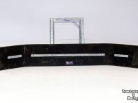 Rubber yard scraper Qmac 240 SCHUIF VAST JCB QUICK HITCH