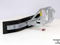 Rubber yard scraper Qmac 240 SCHUIF VAST JCB QUICK HITCH