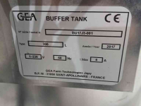 Milk tank GEA 300 liter