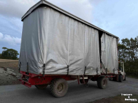 Sailcloth wagon / Harvester wagon  Oogstwagen - Zeilenwagen 600x250 4 wiel gestuurd