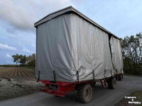 Sailcloth wagon / Harvester wagon  Oogstwagen - Zeilenwagen 600x250 4 wiel gestuurd