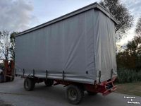 Sailcloth wagon / Harvester wagon  Oogstwagen - Zeilenwagen 600x250 4 wiel gestuurd