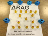 Other sprayers and accessories Arag spuitdoppen, spray nozzles. Rabat, sales 50% discount