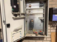 Irrigation pump Rovadi Duivelaar 5,5 KW pompinstallatie frequentie geregeld