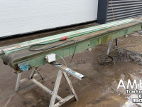 Conveyor  4150X400 TRANSPORTBAND VLAKKE BAND FLAT BELT CONVEYOR BELT FLACHBAND FÖRDERBAND