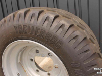 Wheels, Tyres, Rims & Dual spacers Trelleborg 380/55-17 (is 15.0/55-17) 10 ply band met wiel velg 6-gaats ET0