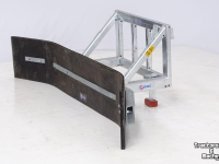 Rubber yard scraper Qmac 240 SCHUIF VAST MACKS 227
