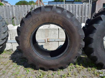 Wheels, Tyres, Rims & Dual spacers Michelin 480/70r28