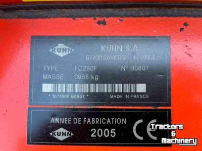 Mower Kuhn Set maaiers FC 280 F met FC 283