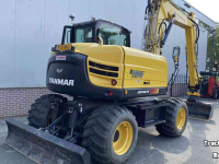 Excavator mobile Yanmar B110W Bandenkraan