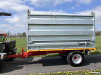 Woodchip trailer Jako Tiger 35 snipperkipper voor houtversnipperaar