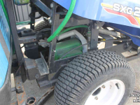 Horticultural Tractors Iseki SXG216H diesel hydrostaat minitrekker met Weedmaster onkruidkoker heetwatermachine