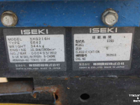Horticultural Tractors Iseki SXG216H diesel hydrostaat minitrekker met Weedmaster onkruidkoker heetwatermachine