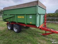 Dumptrailer Agromet T041 kipper 7 ton in nette staat
