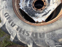 Wheels, Tyres, Rims & Dual spacers Trelleborg Marshland 460/85R38
