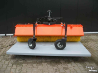 Sweeper Hofstede Veegmachine  veeg borstel machine trekker tractor 60cm borstel