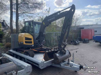 Mini-Excavator Volvo EC 35D Mini-Graver + Hulco Machinetransporter