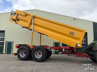 Elevated dumptrailer VGM High Loader 22 hooglosser