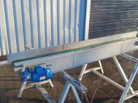 Conveyor  Transportband 2420x250 mm / doorvoerband / vlakke band / flat conveyor belt / flachband / förderband