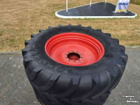 Wheels, Tyres, Rims & Dual spacers Vredestein 650/65R42, Fendt 700, 800