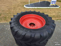 Wheels, Tyres, Rims & Dual spacers Vredestein 2x Vredestein 650/65R42, Fendt 700, 800