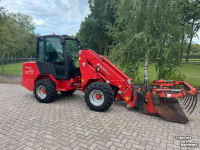 Telescopic Wheelloader Schäffer 570T Telelader shovel + pelikaanbak & vorken
