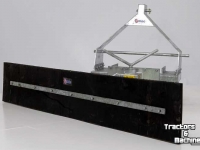 Rubber yard scraper Qmac Gummischieber für Hof 270cm anbau Tractor Palettengabeln