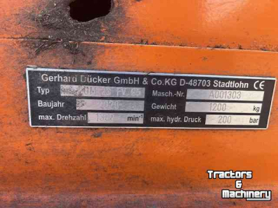 Flail mower Ducker UM 23 en USM 18