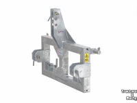 Adapter  Qmac VERLOOPADAPTER: CAT2-EURO Gegalvaniseerd