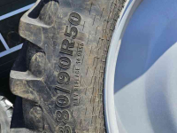 Wheels, Tyres, Rims & Dual spacers Alliance 380/90R50 A-350 op 10- gaats velg