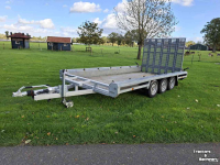 Car trailer up to 3500 Kg Hulco Hulco Terrax-3 machinetransporter 3500kg,