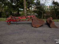 Stick extensions  Verlenggiek CW10 met grondbak en baggerbak